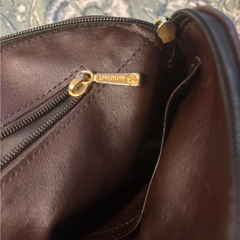 🤎 Vintage 🤎 Longchamp Leather Satchel - Picture 7 of 11